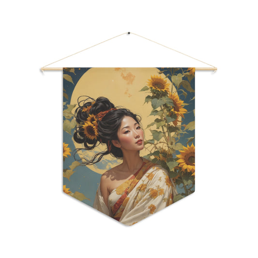 Sunflower Goddess Wall Pennant 4