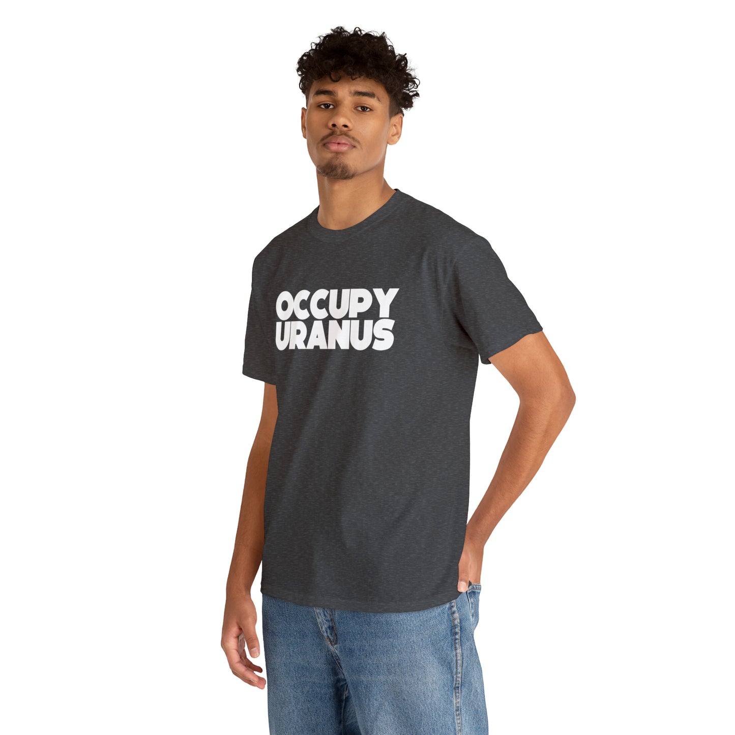 OCCUPY URANUS - Unisex Heavy Cotton Tee