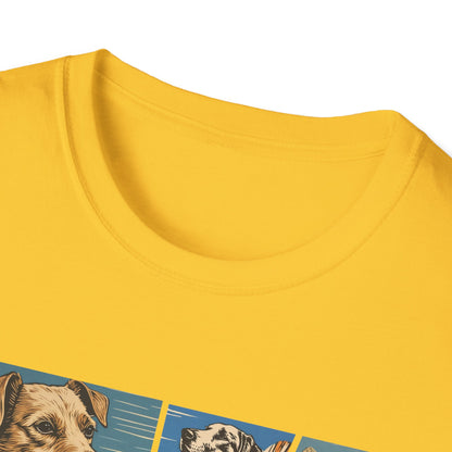 REHOBOTH - DOGS - Unisex Softstyle T-Shirt