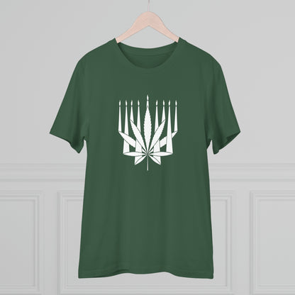 MENORAHJUANA-WHITE - Organic Creator T-shirt - Unisex