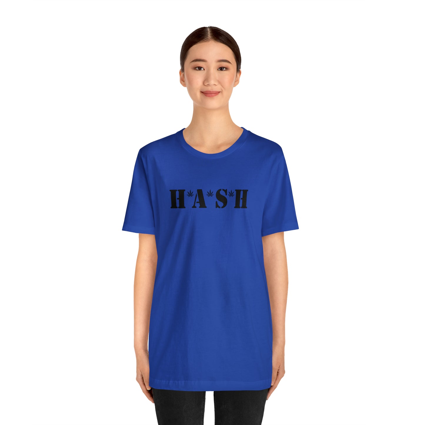 H*A*S*H BLACK LOGO- Unisex Jersey Short Sleeve Tee