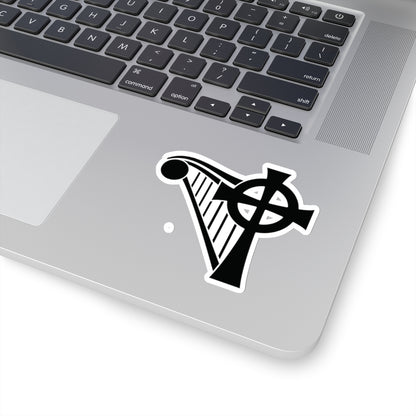HARP & CROSS - Kiss-Cut Stickers