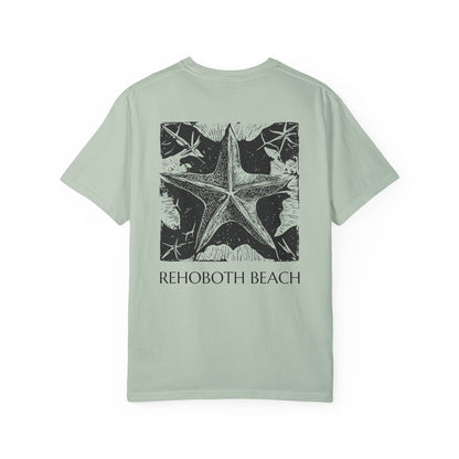 REHOBOTH BEACH - STARFISH - Unisex Garment-Dyed T-shirt