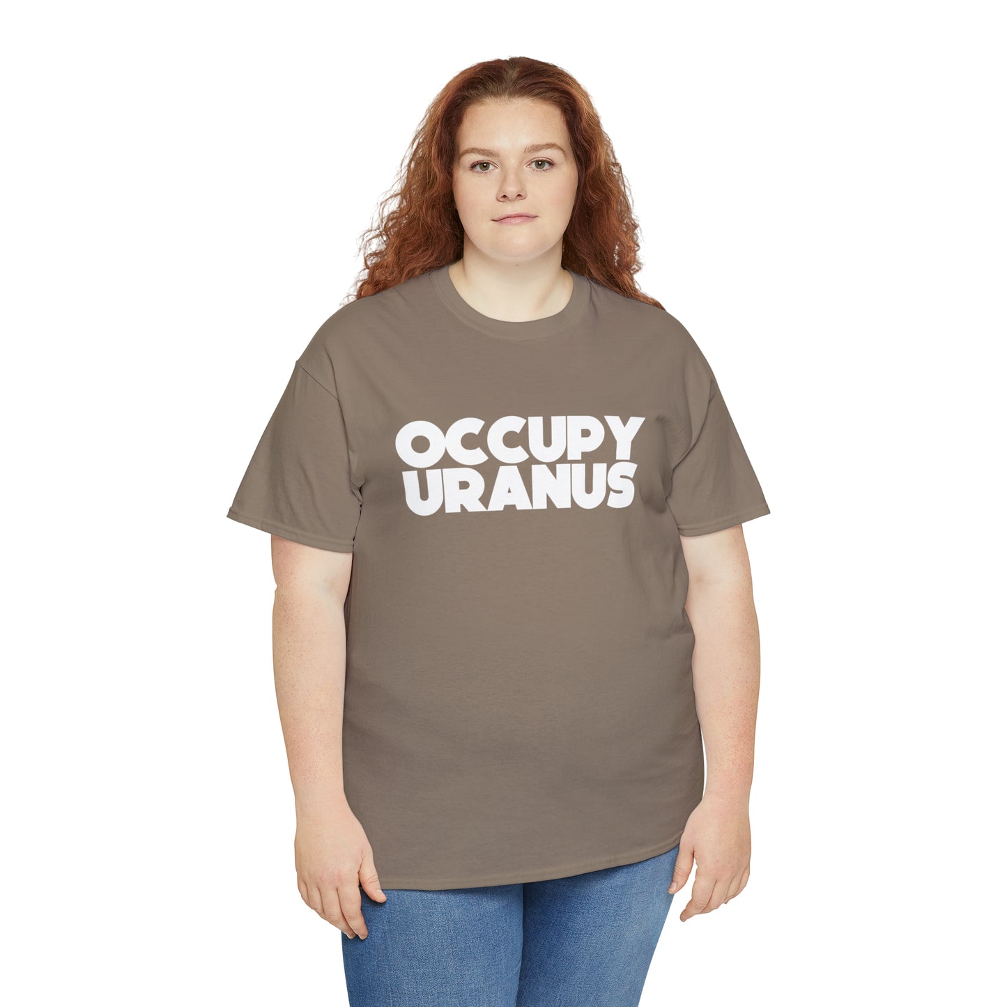 OCCUPY URANUS - Unisex Heavy Cotton Tee