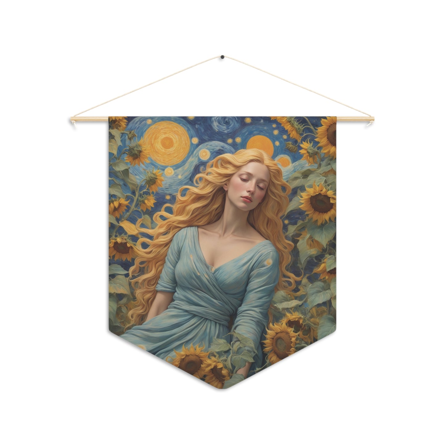 Sunflower Goddess Wall Pennant 7
