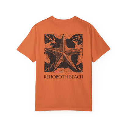 REHOBOTH BEACH - STARFISH - Unisex Garment-Dyed T-shirt