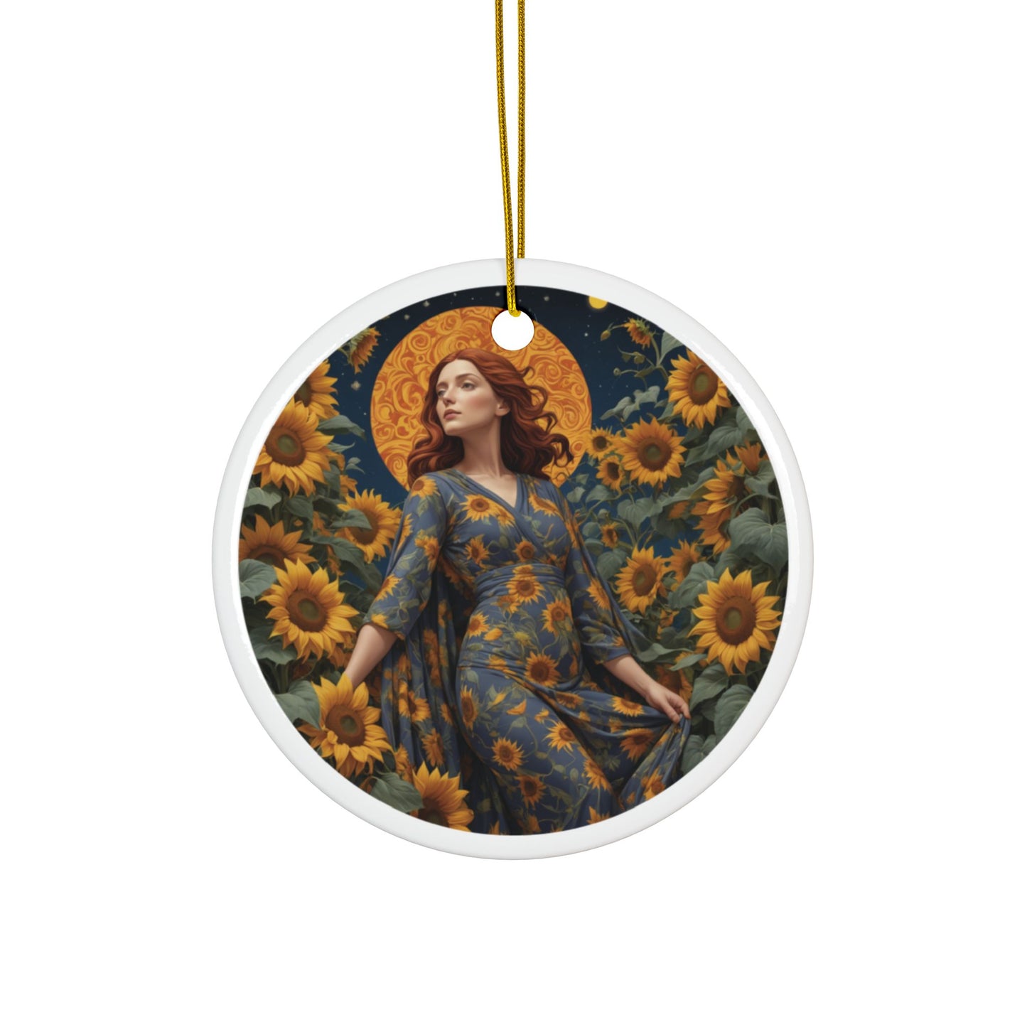 Sunflower Ornament 9