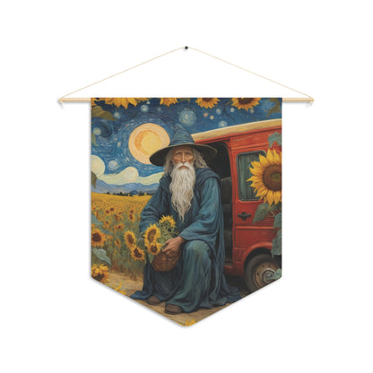 Sunflower Goddess Wall Pennant 15