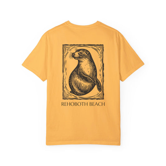 REHOBOTH BEACH - SEAL - Unisex Garment-Dyed T-shirt