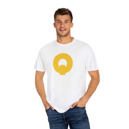 QUANTUM TRAINING - YELLOW LOGO Unisex Garment-Dyed T-shirt