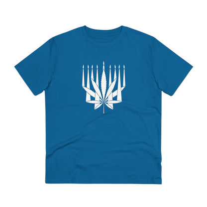 MENORAHJUANA-WHITE - Organic Creator T-shirt - Unisex