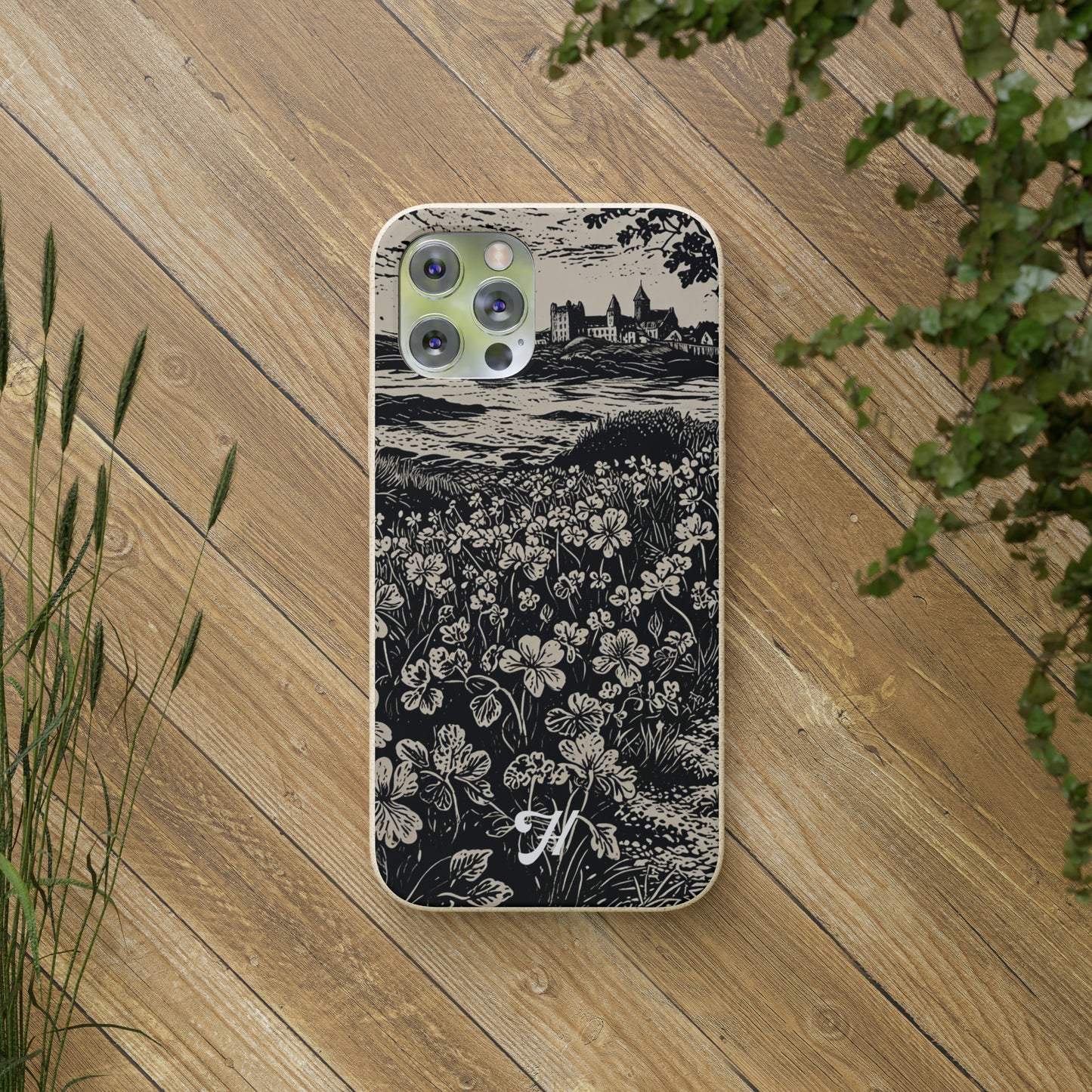 WOOD CUT CASE 1 - Biodegradable Cases