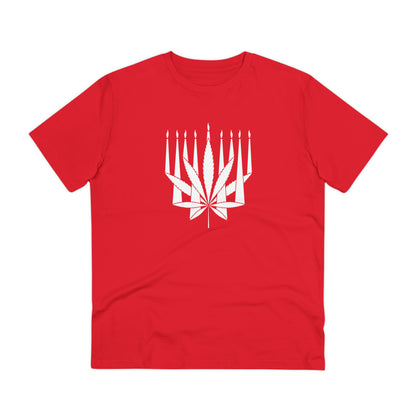 MENORAHJUANA-WHITE - Organic Creator T-shirt - Unisex