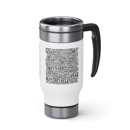 TRUTH - Stainless Steel Travel Mug with Handle, 14oz