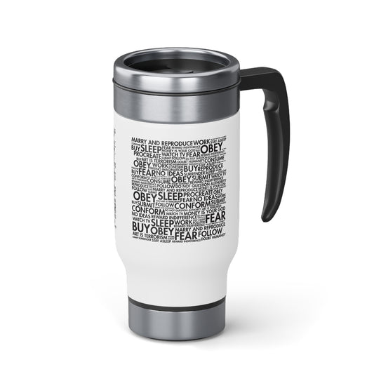 TRUTH - Stainless Steel Travel Mug with Handle, 14oz