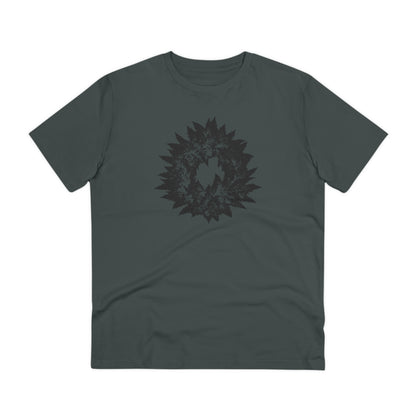 DARK GREY WREATH - Organic Creator T-shirt - Unisex