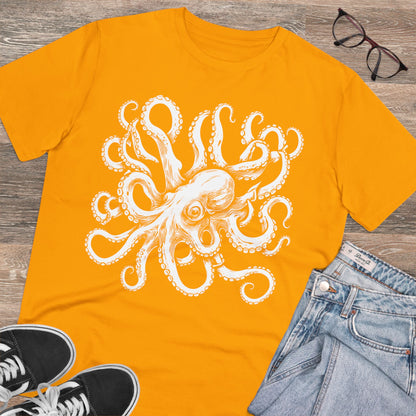 OCTOPUS - WHITE - Organic Creator T-shirt - Unisex