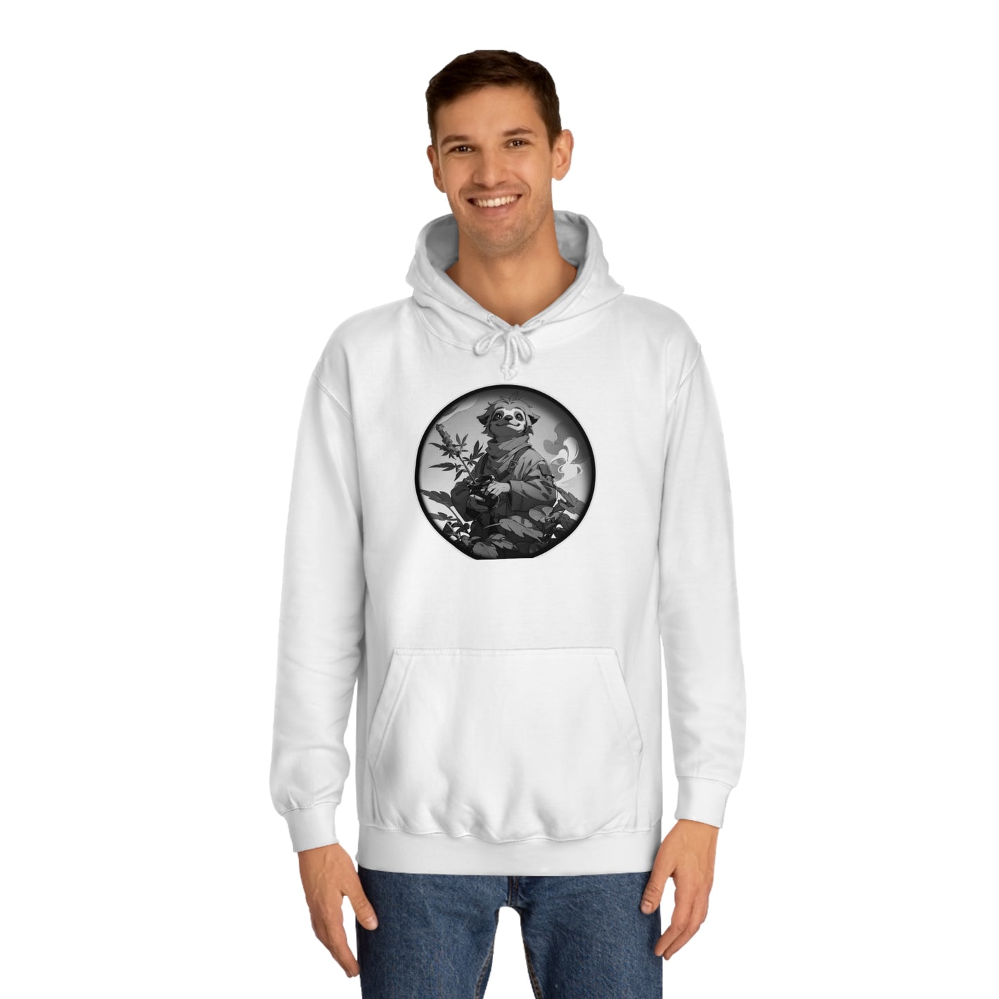 SLEEPY SLOTH - Unisex College Hoodie