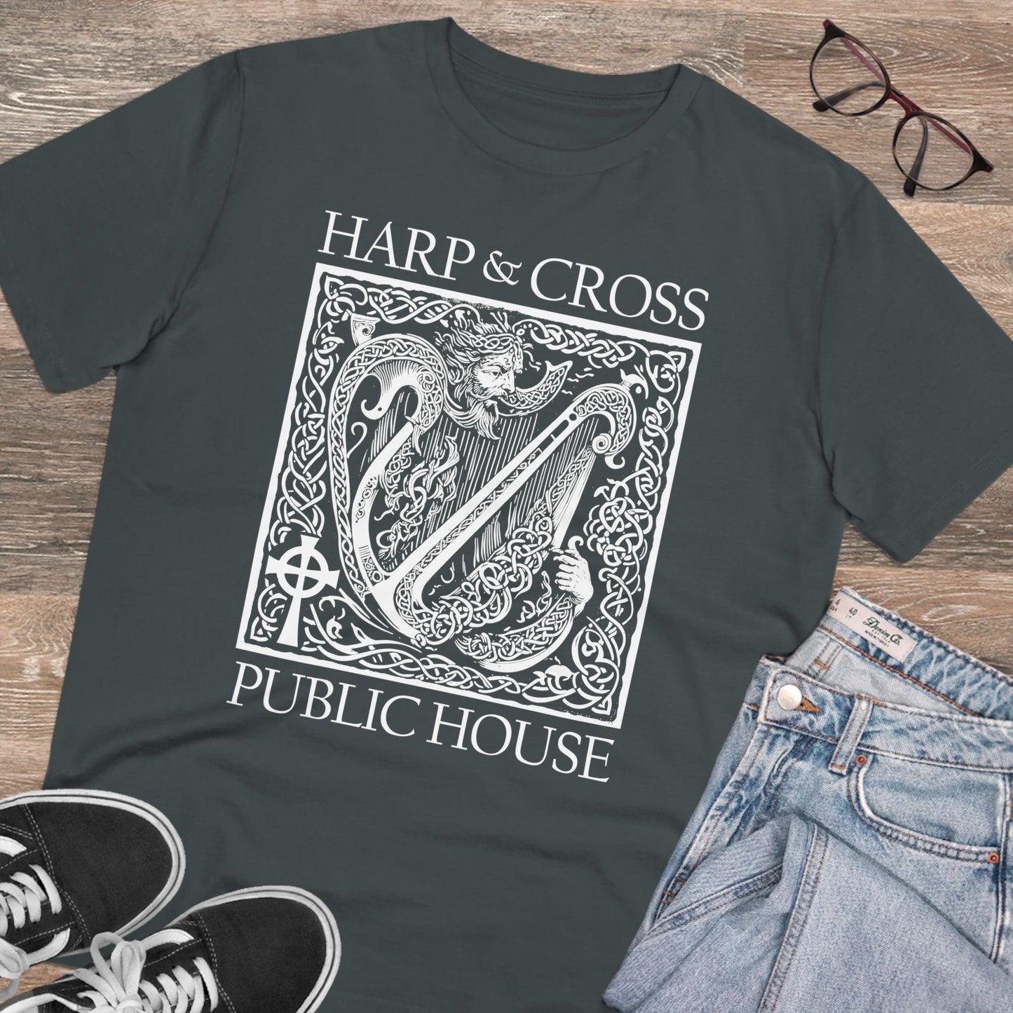 HARP & CROSS - Organic Creator T-shirt - Unisex