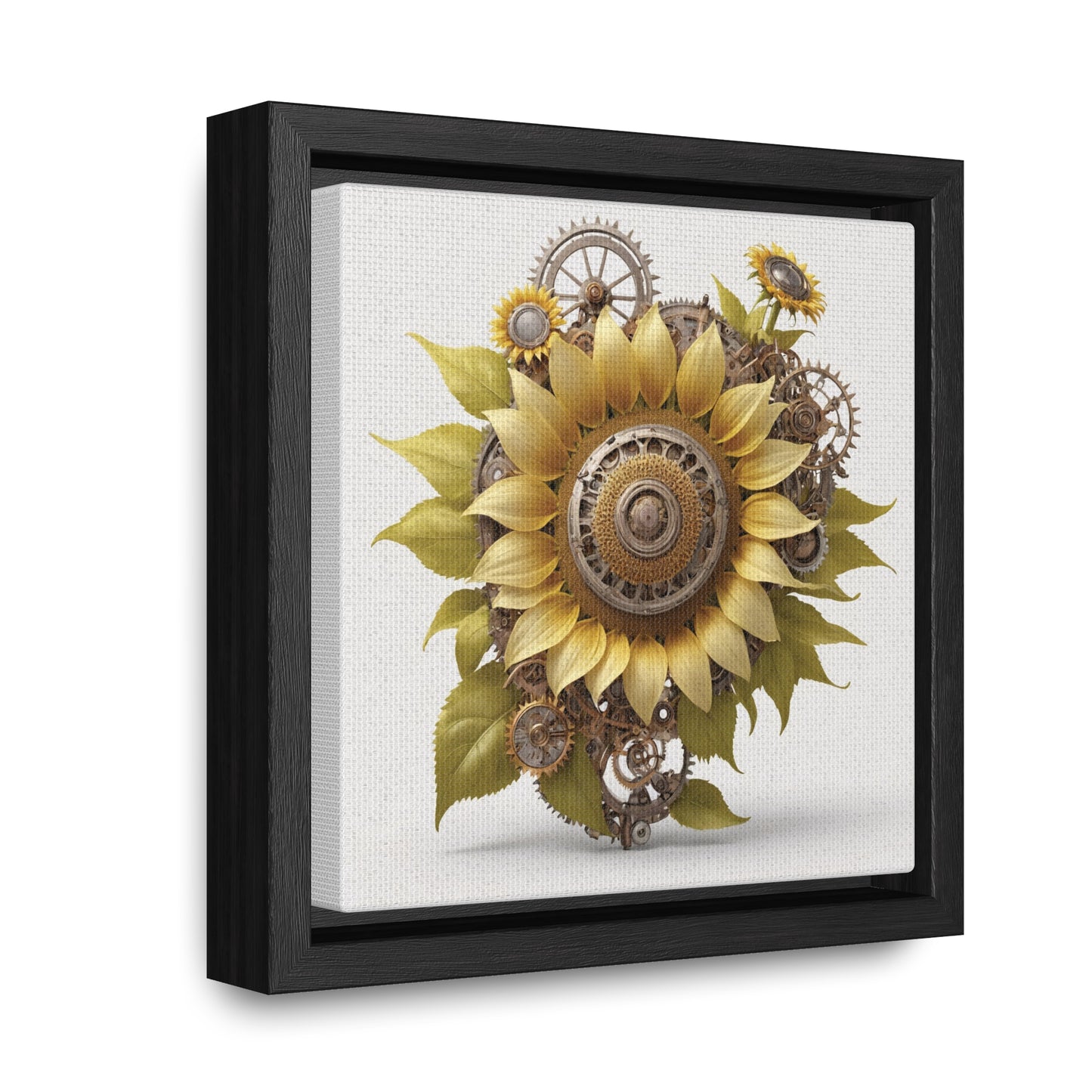SUNFLOWER - Gallery Canvas Wraps, Square Frame