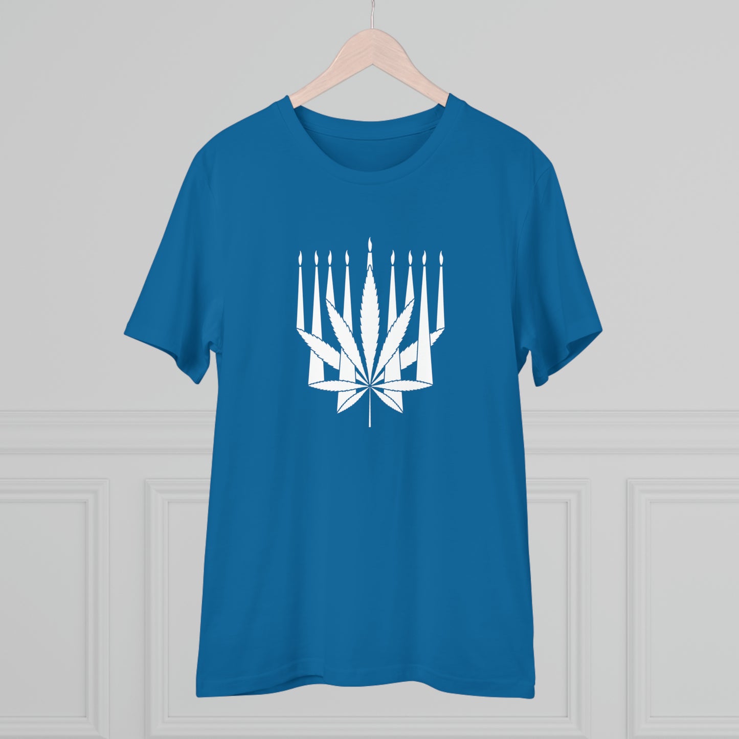 MENORAHJUANA-WHITE - Organic Creator T-shirt - Unisex