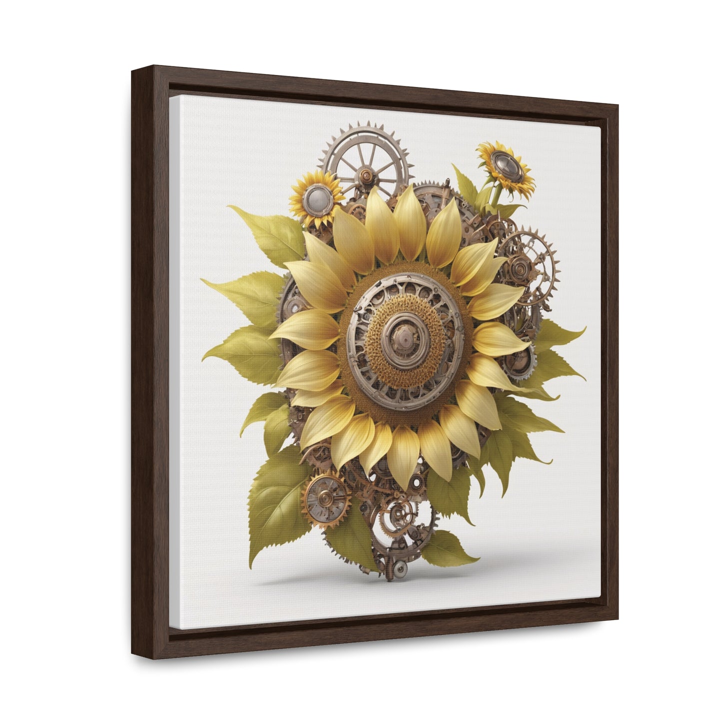 SUNFLOWER - Gallery Canvas Wraps, Square Frame