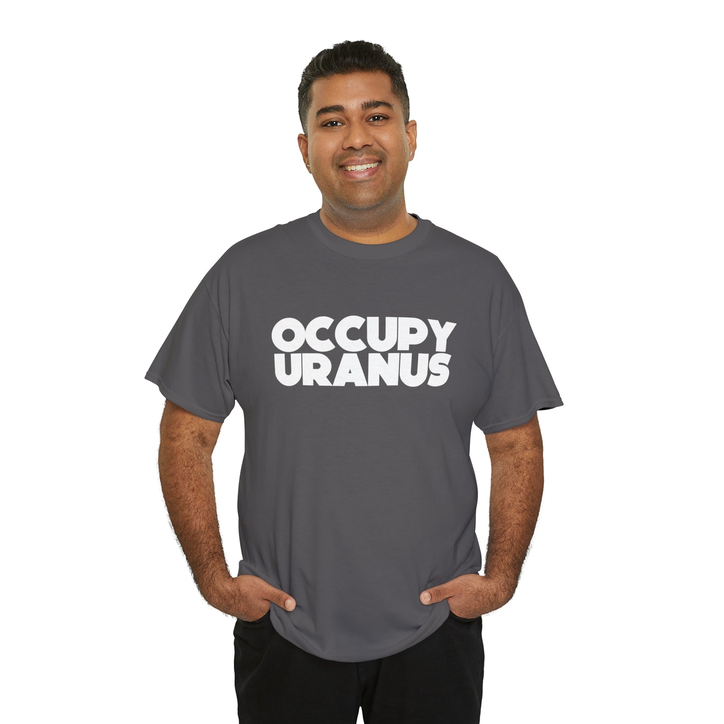OCCUPY URANUS - Unisex Heavy Cotton Tee
