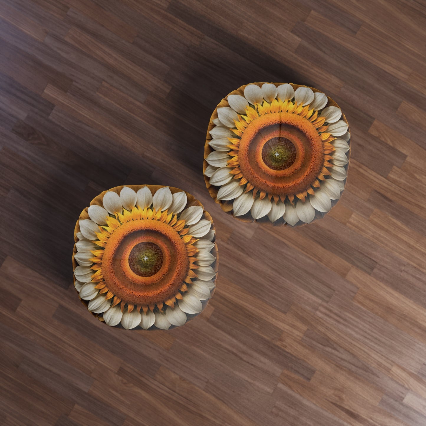 Sunflower Tufted Pillow