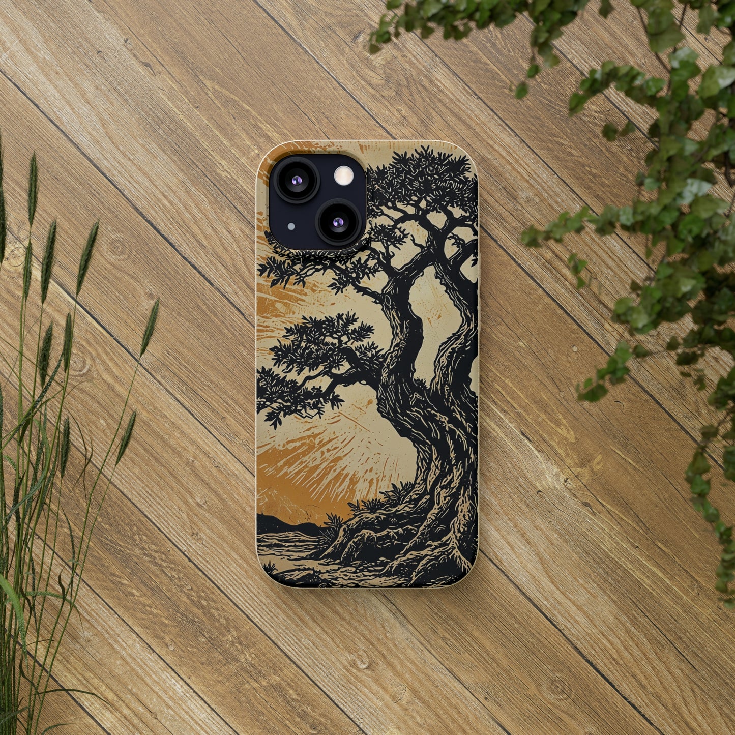 WOOD CUT CASE 4 - Biodegradable Cases