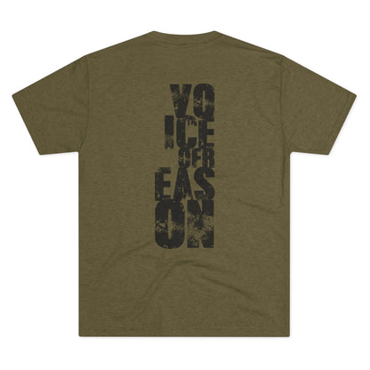 Voice Of Reason - Unisex Tri-Blend Crew Tee