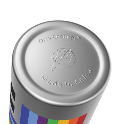 EQUALITY - Stainless Steel Water Bottle With Straw, 20oz