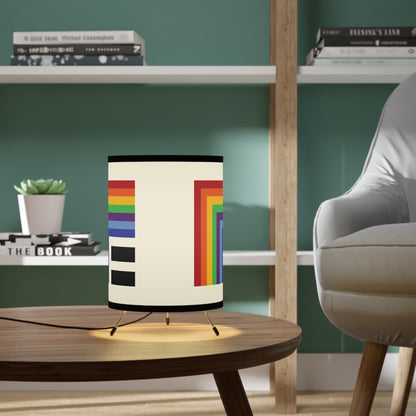 EQUALITY - Tripod Lamp with High-Res Printed Shade, US\CA plug