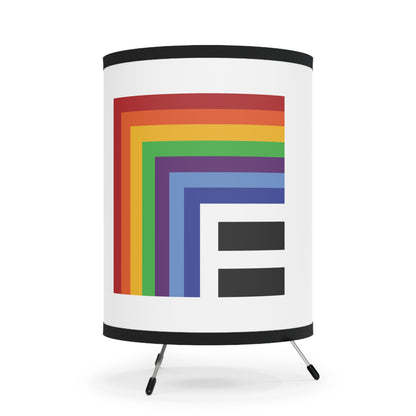 EQUALITY - Tripod Lamp with High-Res Printed Shade, US\CA plug